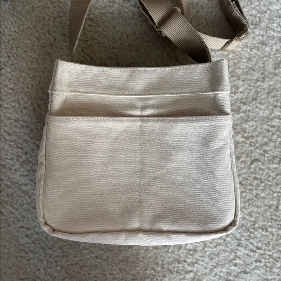 Dooney & Bourke Cream Canvas Bag - Picture 2 of 3